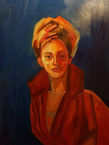 Original Figurative Portrait Paintings by Valentina Baicuianu