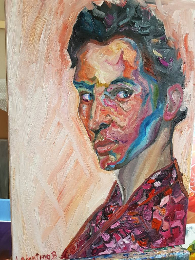 Original Figurative Portrait Painting by Valentina Baicuianu