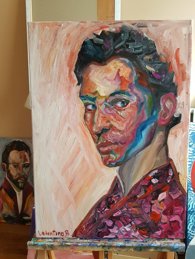 Original Figurative Portrait Painting by Valentina Baicuianu