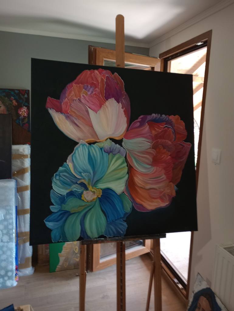 Original Fine Art Botanic Painting by Valentina Baicuianu