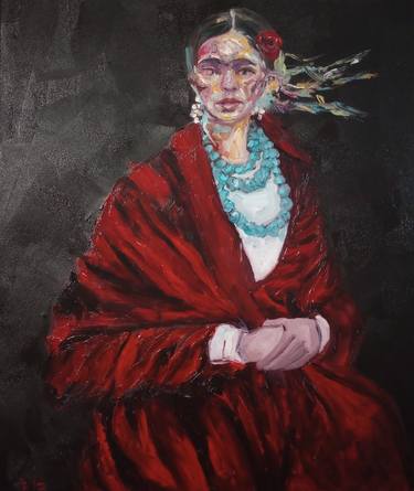 Print of Figurative Portrait Paintings by Valentina Baicuianu