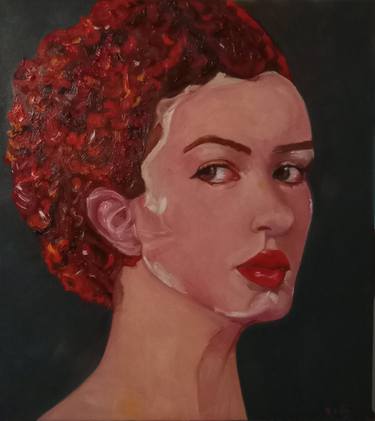 Original Figurative Portrait Paintings by Valentina Baicuianu