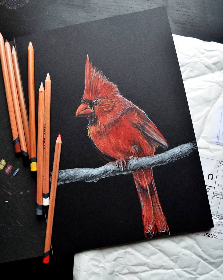 Original Conceptual Animal Drawing by Yana Koroliova