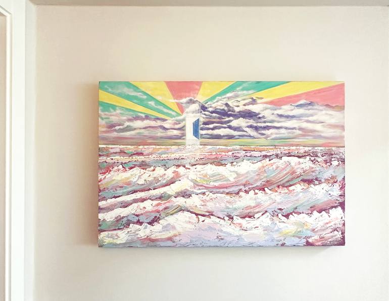 Original Abstract Landscape Painting by Jihoon Yang