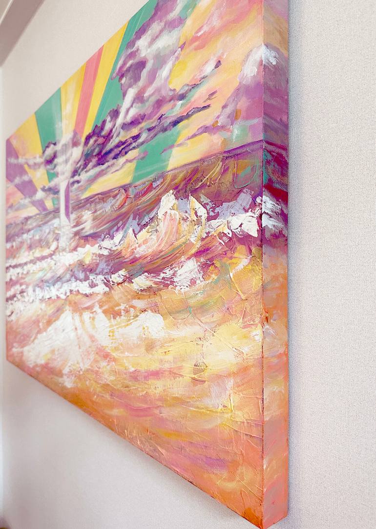 Original Abstract Landscape Painting by Jihoon Yang