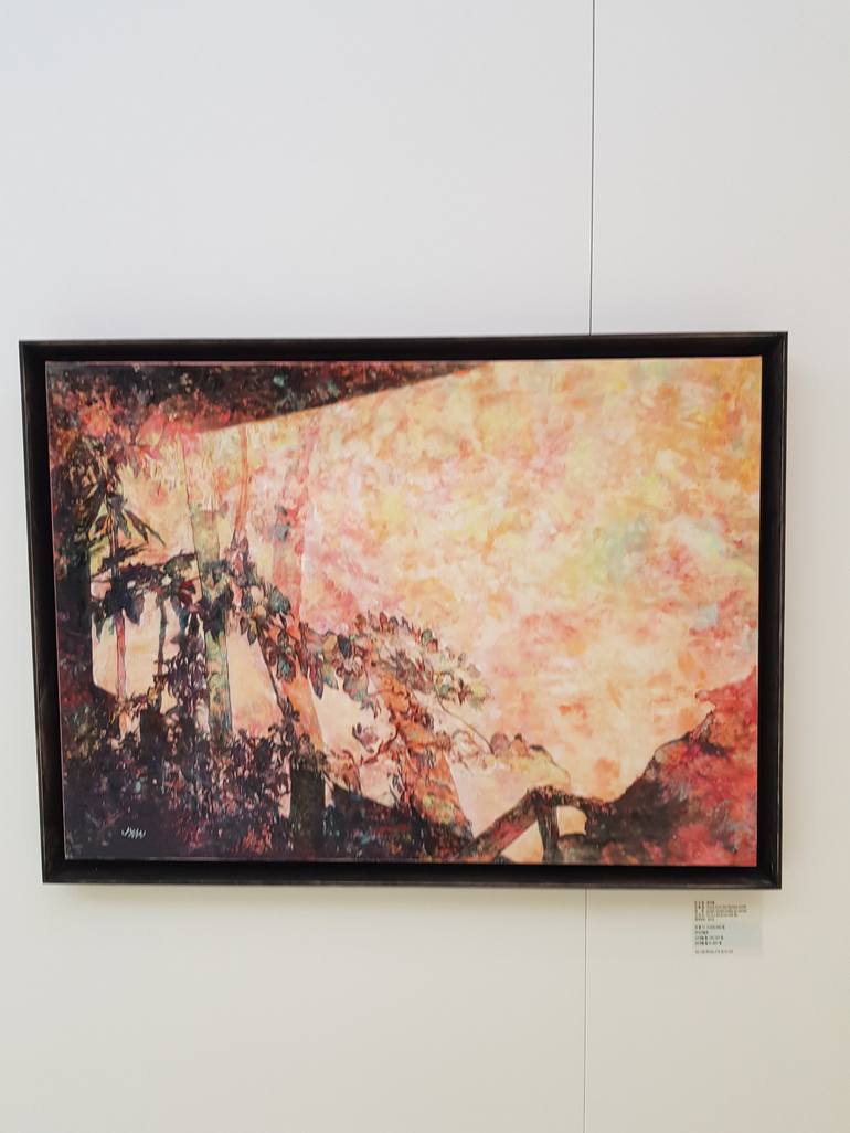 Original Abstract Landscape Painting by Jihoon Yang