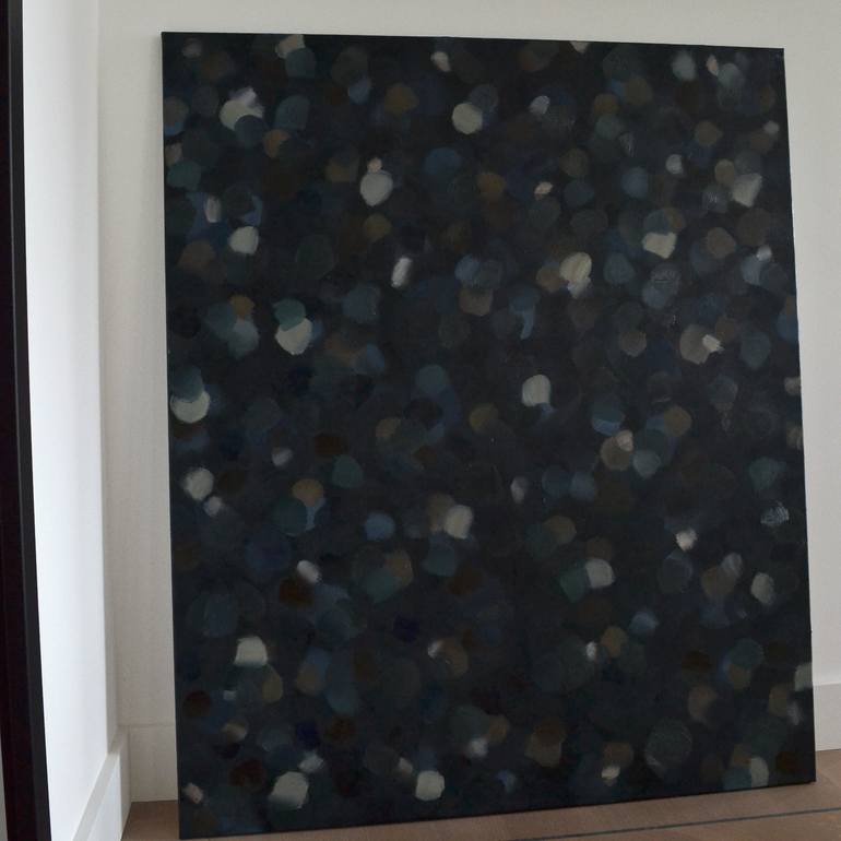 Original Abstract Expressionism Abstract Painting by Frances Ibink