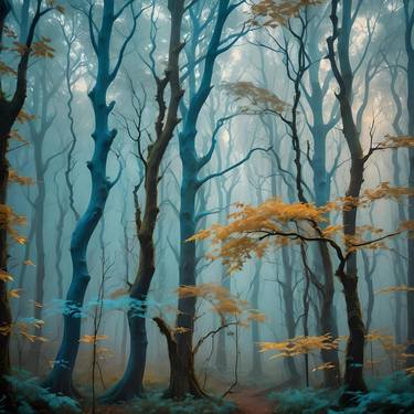 Print of Artificial Intelligence Nature Digital by Darlene Zagata