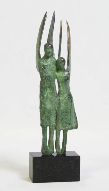 Original Figurative People Sculpture by Joanna Zakrzewska-Cholewa