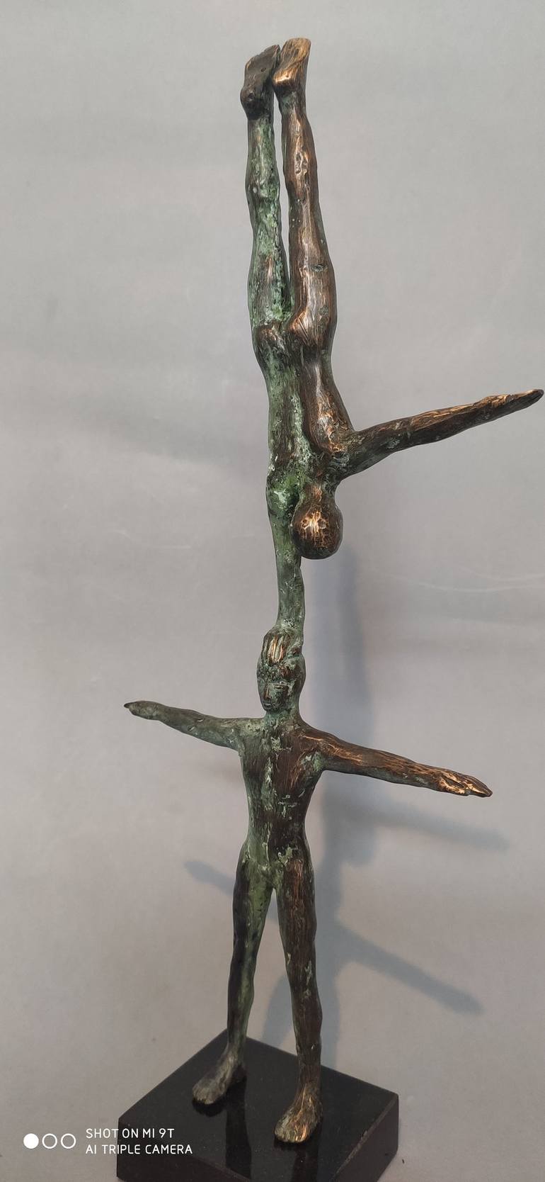 Original Art Deco Sport Sculpture by Joanna Zakrzewska-Cholewa