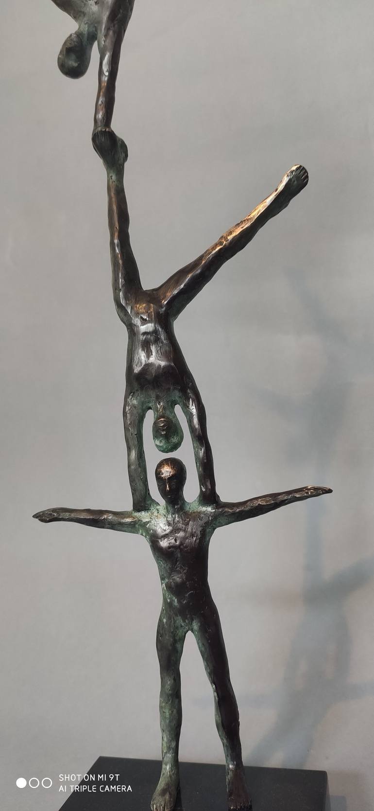 Original Art Deco Sport Sculpture by Joanna Zakrzewska-Cholewa