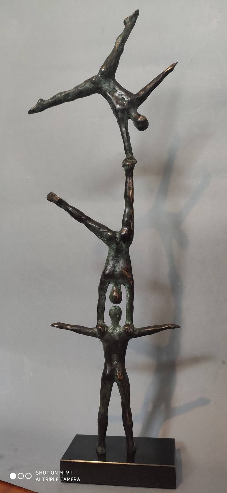 Original Art Deco Sport Sculpture by Joanna Zakrzewska-Cholewa