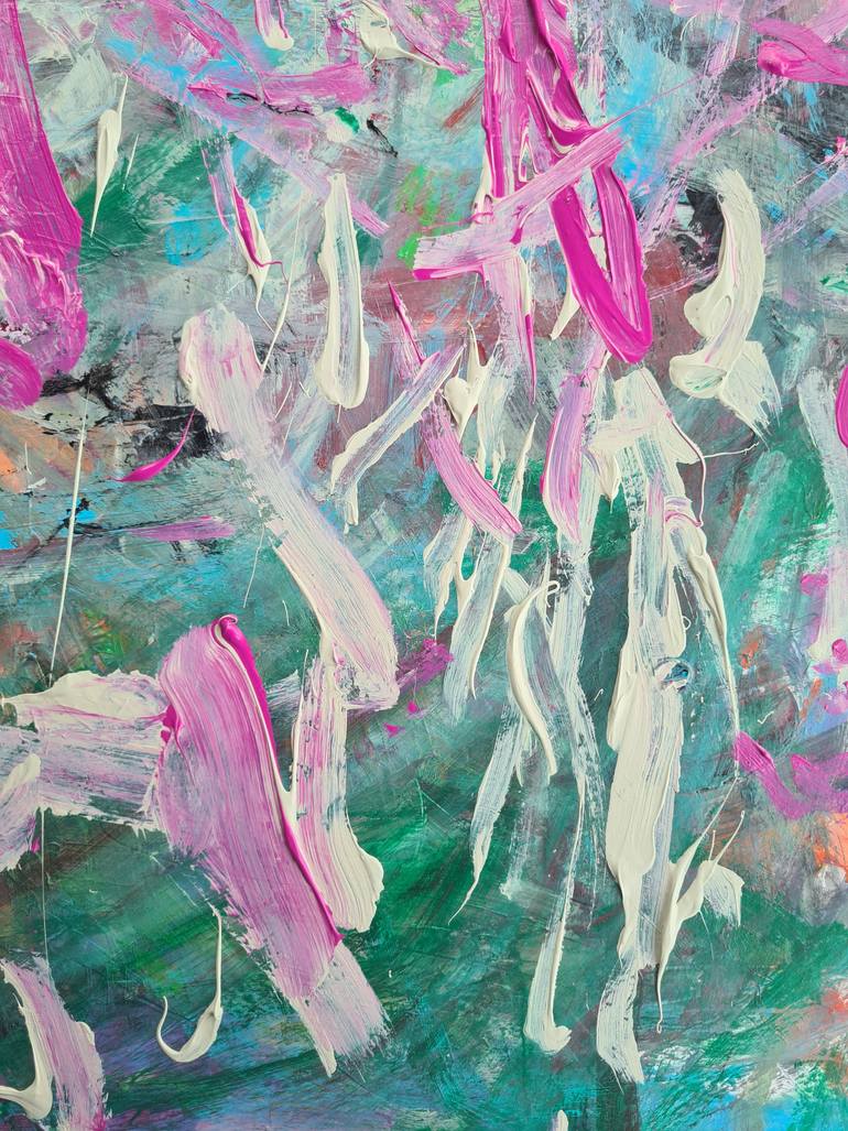 Original Abstract Expressionism Abstract Painting by Meera Palia