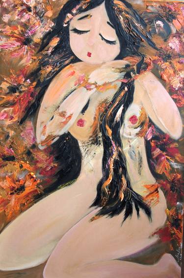 Print of Nude Paintings by MASHA GERASIMOVA