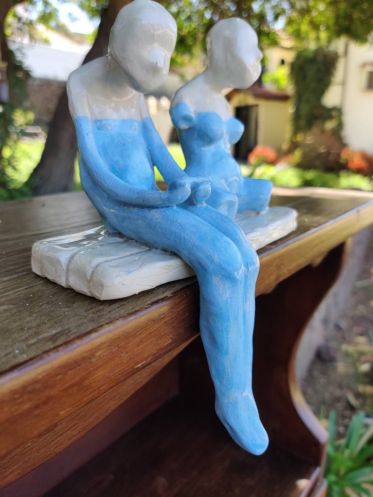 Original Figurative Love Sculpture by MASHA GERASIMOVA