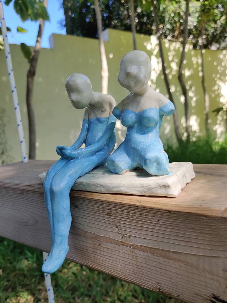 Original Figurative Love Sculpture by MASHA GERASIMOVA