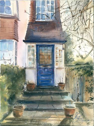 Original Home Painting by Jeanne Gubina