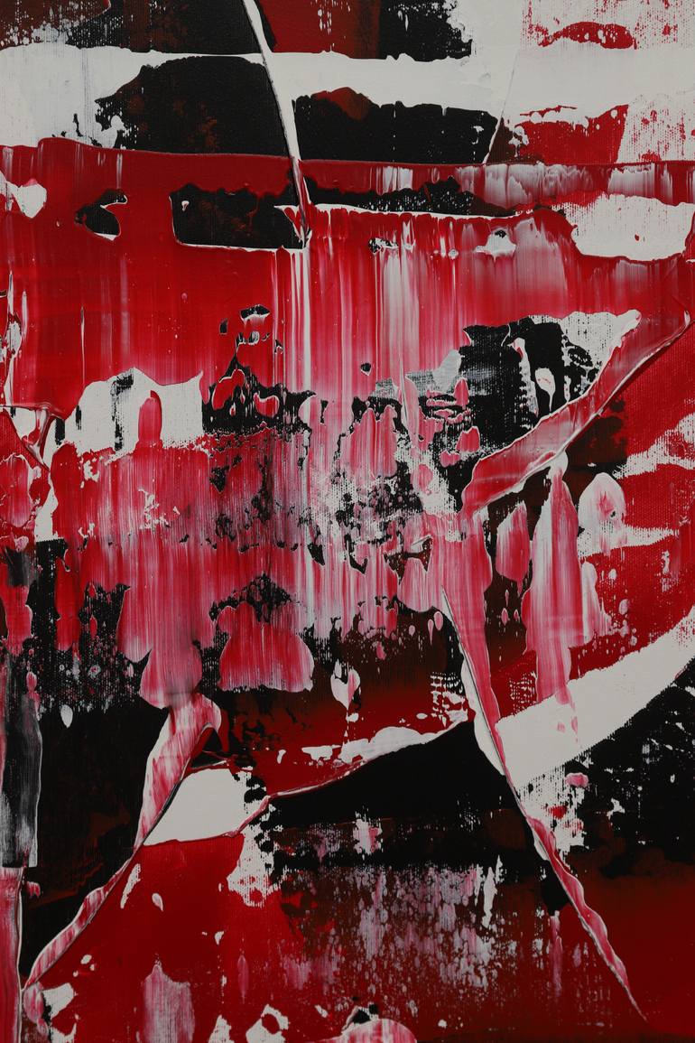 Original Abstract Expressionism Abstract Painting by Dimitris Kyriakos
