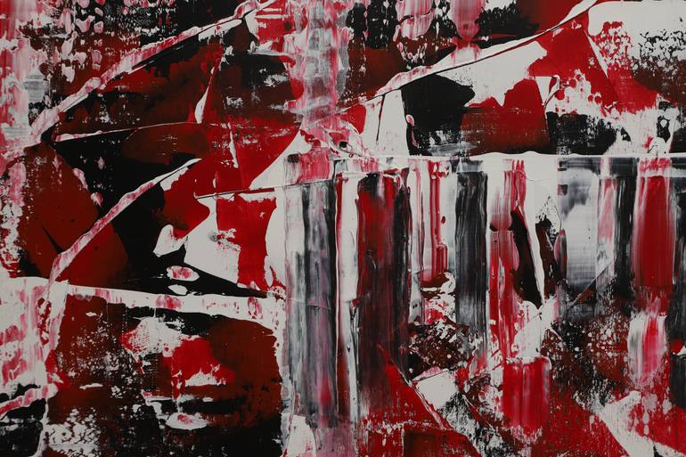 Original Abstract Expressionism Abstract Painting by Dimitris Kyriakos