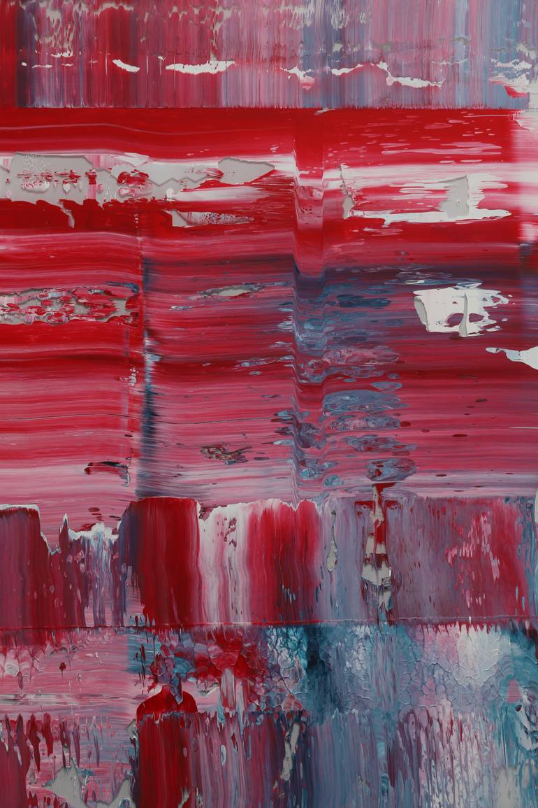 Original Abstract Expressionism Abstract Painting by Dimitris Kyriakos