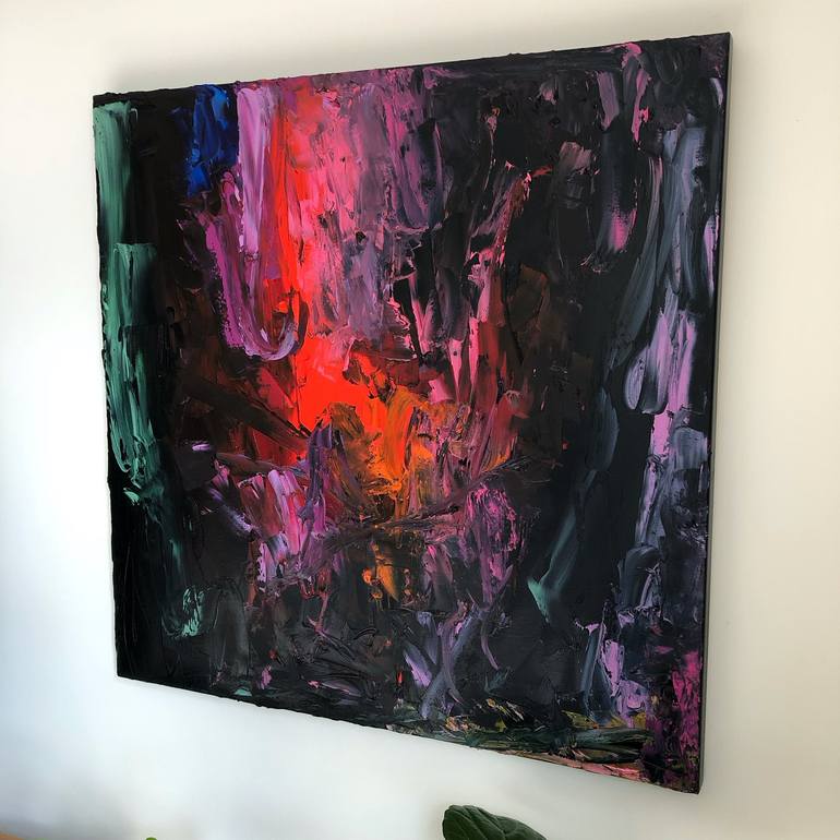 Original Abstract Expressionism Abstract Painting by Dwayne Hutton