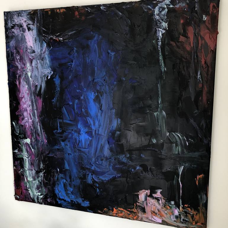 Original Abstract Expressionism Abstract Painting by Dwayne Hutton