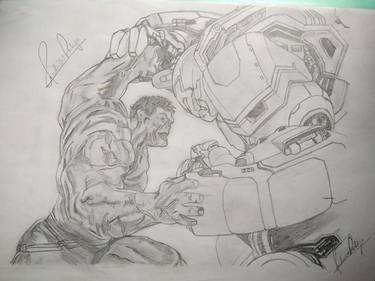 Hulk Vs Ironmanhulkbuster