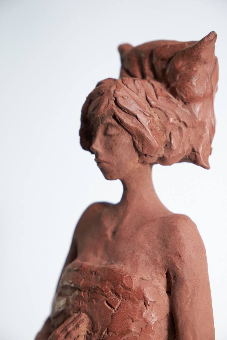 Original Art Deco Women Sculpture by Bogdan Tkachuk