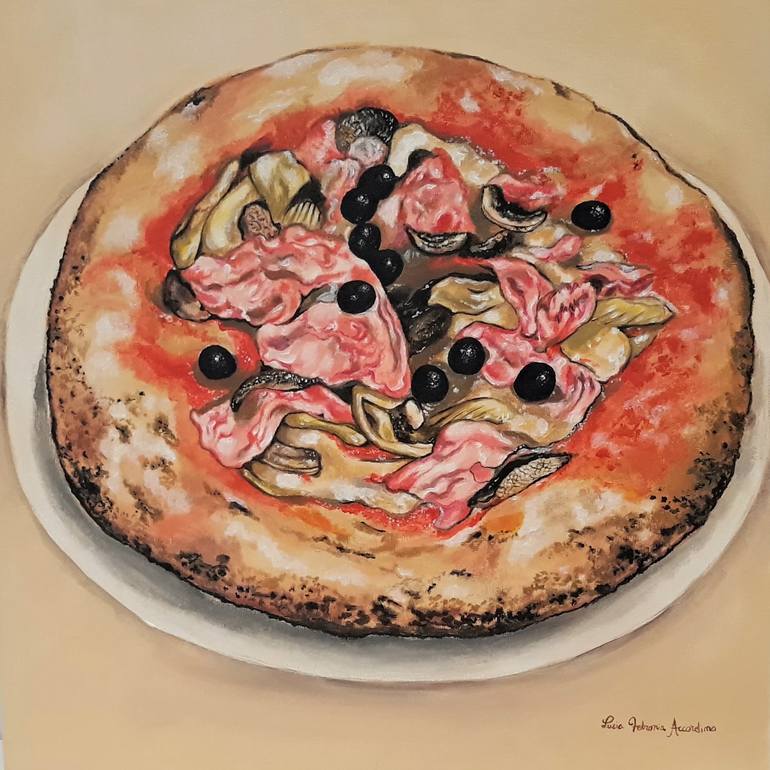 Food Pizza Italian Food Kitchen SINGLE CANVAS WALL ART Picture Print