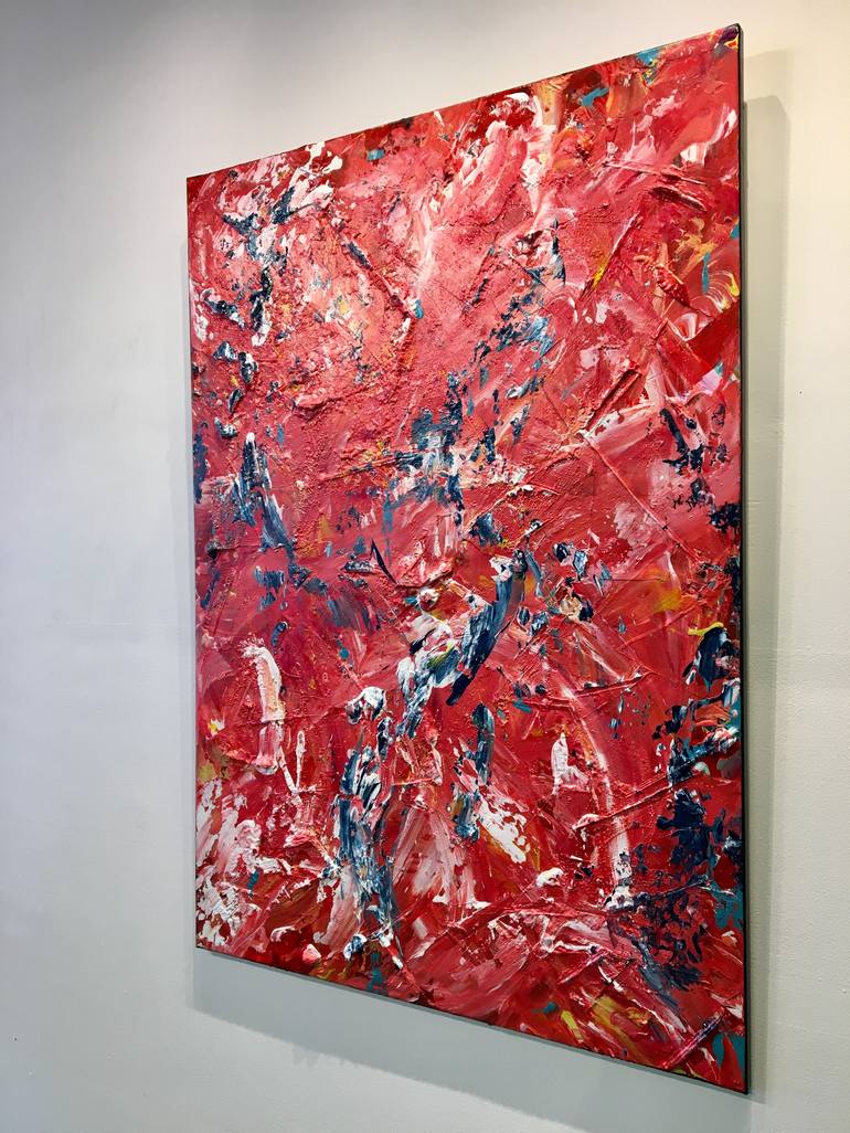 Original Abstract Expressionism Abstract Painting by Nicklas Kristiansen