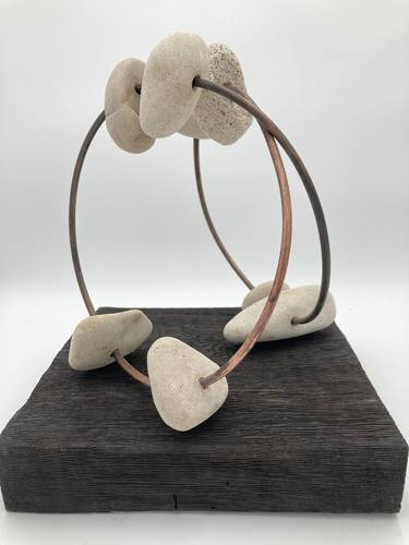 Original Black & White Abstract Sculpture by Amelia Currier