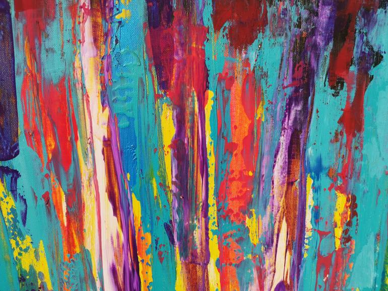Original Abstract Landscape Painting by V Blahut