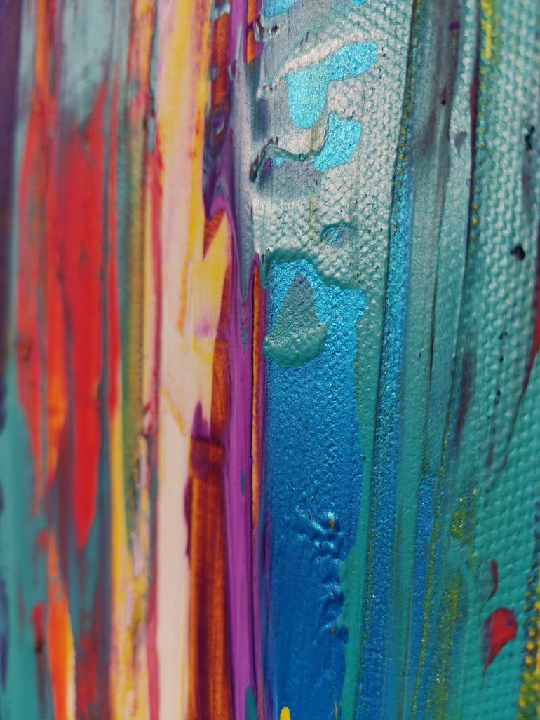 Original Abstract Landscape Painting by V Blahut