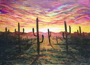 Original Fine Art Landscape Painting by V Blahut