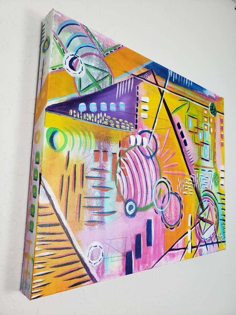 Original Abstract Expressionism Abstract Painting by Kelsey Proffitt