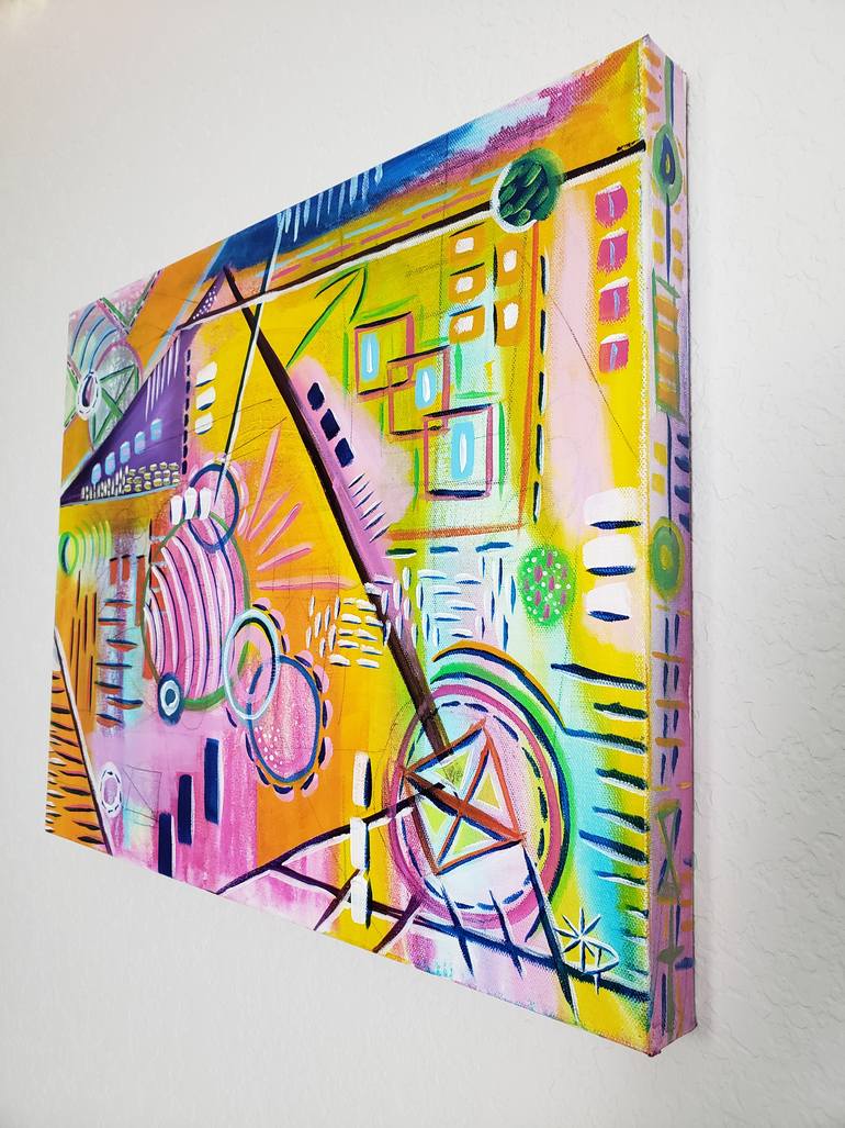 Original Abstract Expressionism Abstract Painting by Kelsey Proffitt