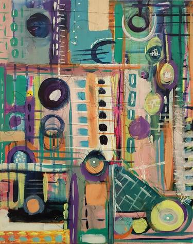 Original Abstract Painting by Kelsey Proffitt