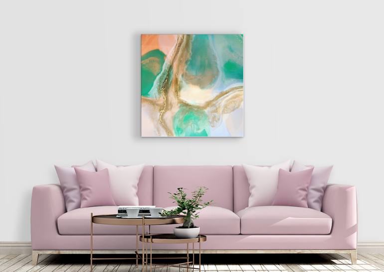 Original Fine Art Abstract Painting by Kate Powell