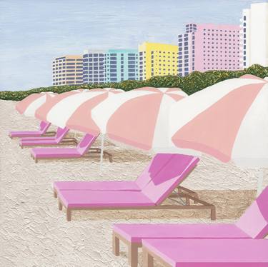Original Fine Art Beach Paintings by Kate Powell