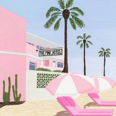 Original Modern Beach Paintings by Kate Powell