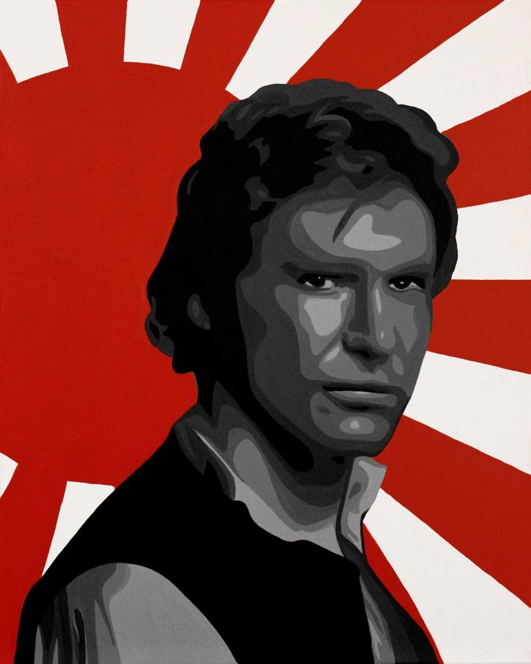 Original Pop Culture/Celebrity Painting by Oni Sakti | Other Art on Canvas | Icons Of Star Wars: Han Solo