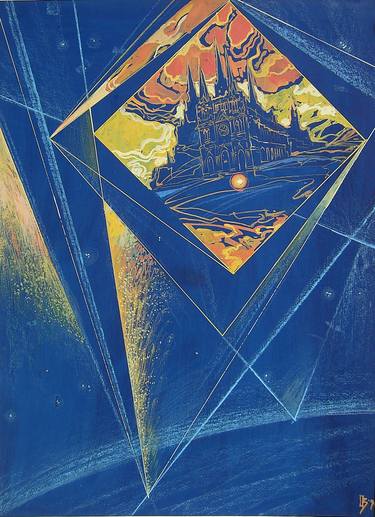 Print of Surrealism Outer Space Paintings by Valeriy Oliynyk