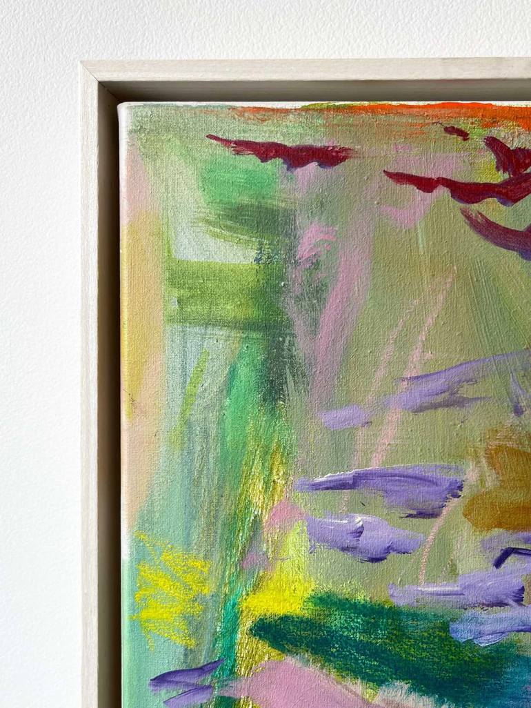 Original Abstract Expressionism Abstract Painting by Deborah Moss