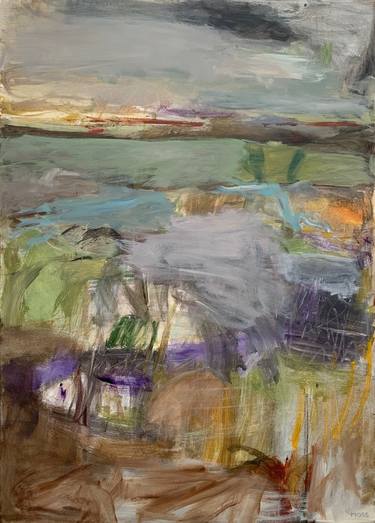 Original Abstract Expressionism Landscape Paintings by Deborah Moss