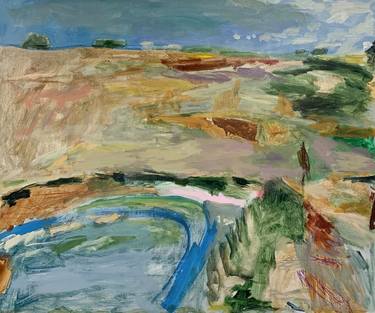 Original Abstract Landscape Paintings by Deborah Moss