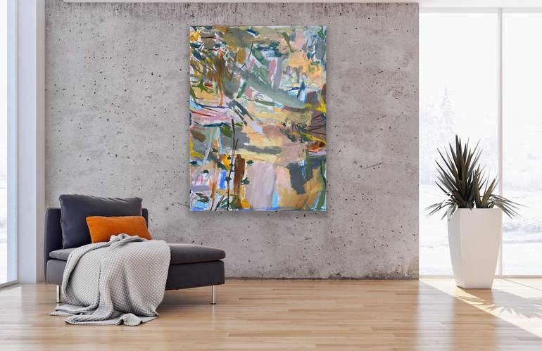 Original Abstract Expressionism Nature Painting by Deborah Moss