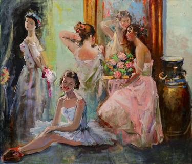 Original Women Painting by Chinare Guliyeva