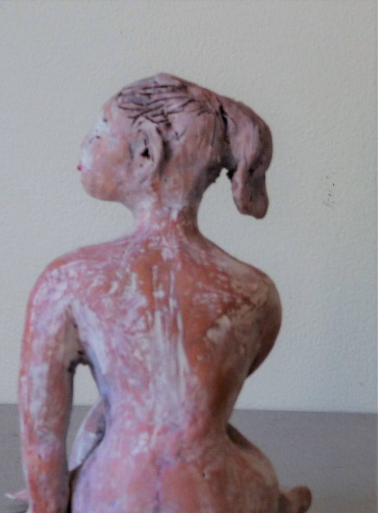 Original Figurative Women Sculpture by Krystyna Bukowiecki 