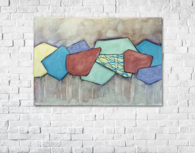 Original Abstract Painting by Stanley Zinser