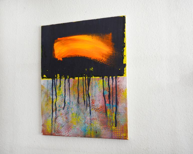 Original Conceptual Abstract Painting by Stanley Zinser
